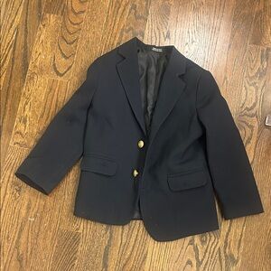 Boys Classic Navy Blazer with Gold Buttons